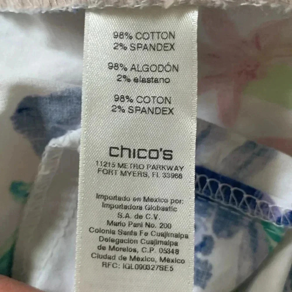Chicos crop floral pants - Picture 6 of 7